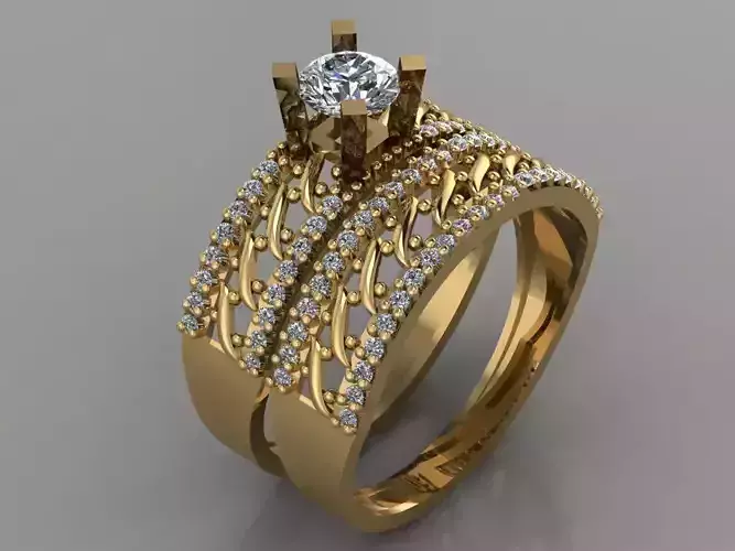 GC GOLD T012- Diamond ring 