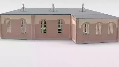 warehouse building with two doors