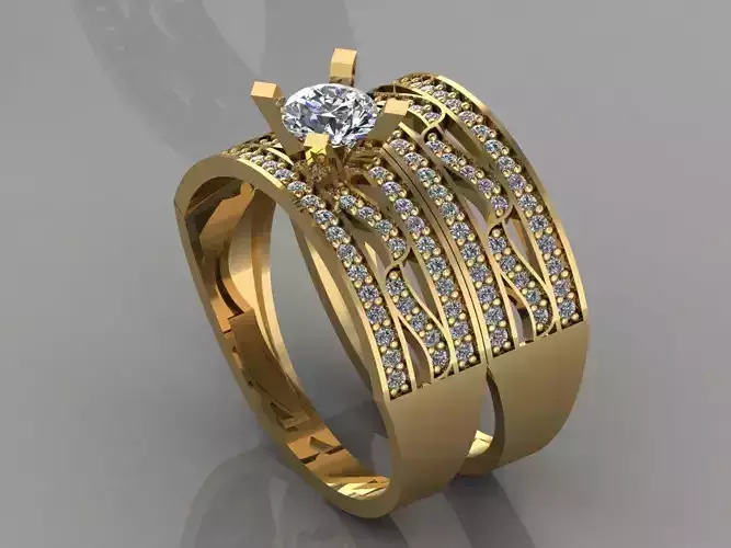 GC GOLD T014- Diamond ring