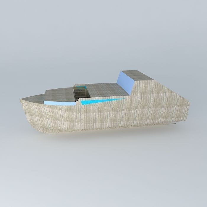 Build a boat Free 3D model_2