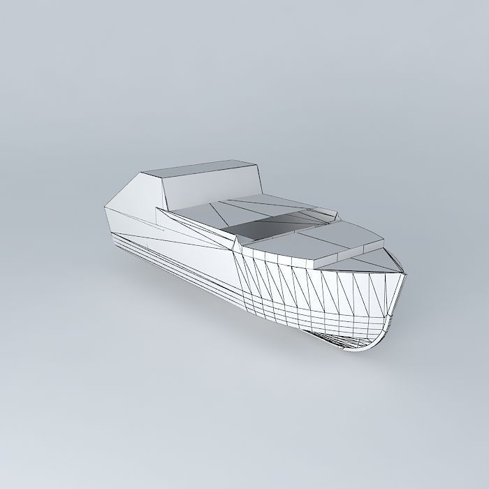 Build a boat Free 3D model_3