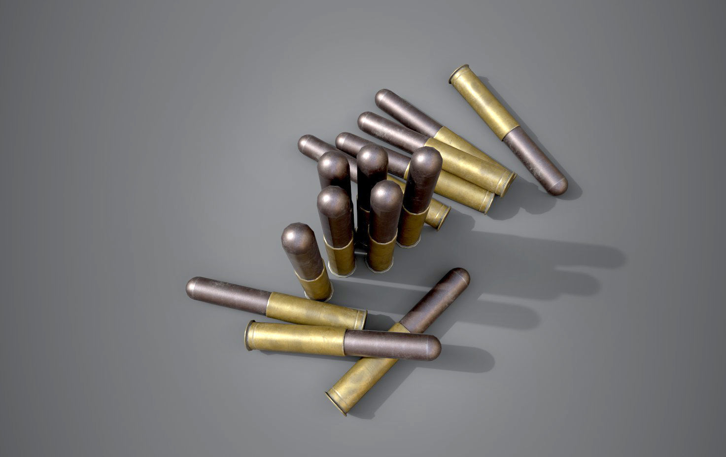 Sprenggranatpatrone LP Low-poly 3D model_4