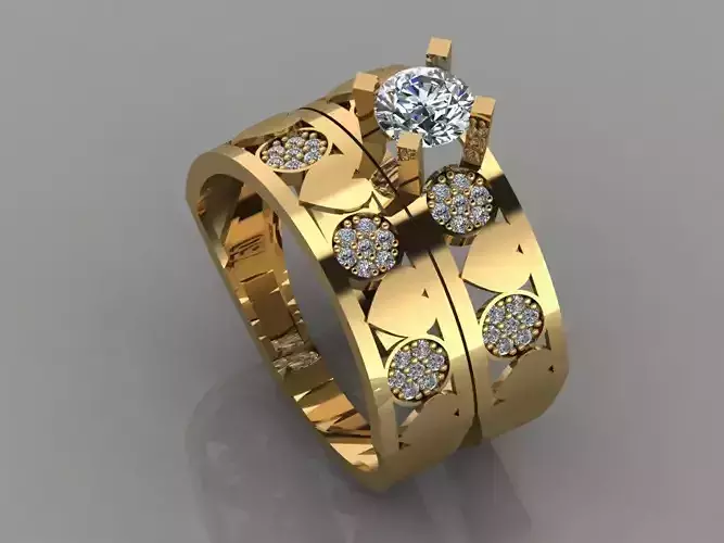 GC GOLD T018- Diamond ring