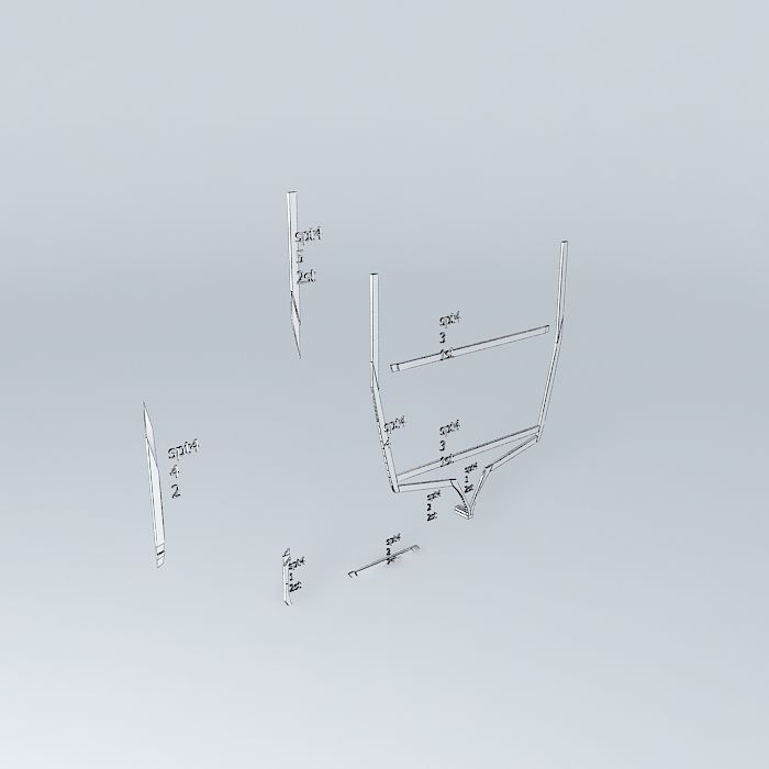 Spt4, boat frame Free 3D model_4