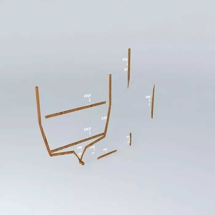 Spt4, boat frame Free 3D model_0