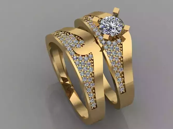 GC GOLD T027- Diamond ring