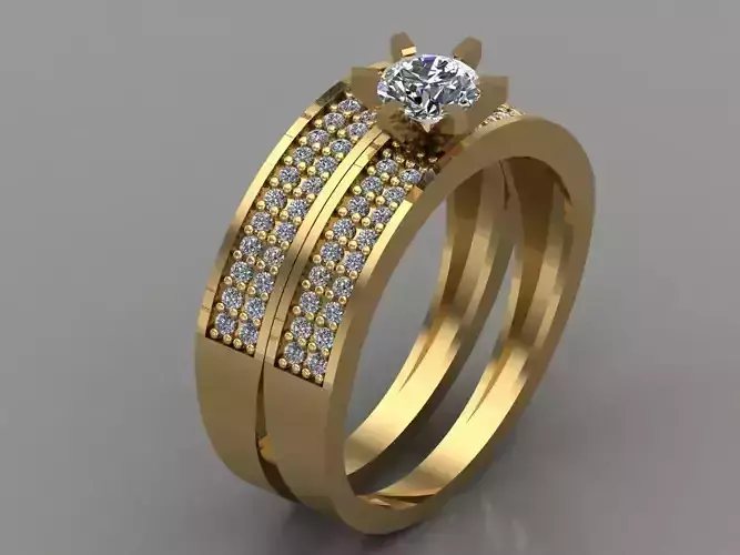 GC GOLD T028- Diamond ring