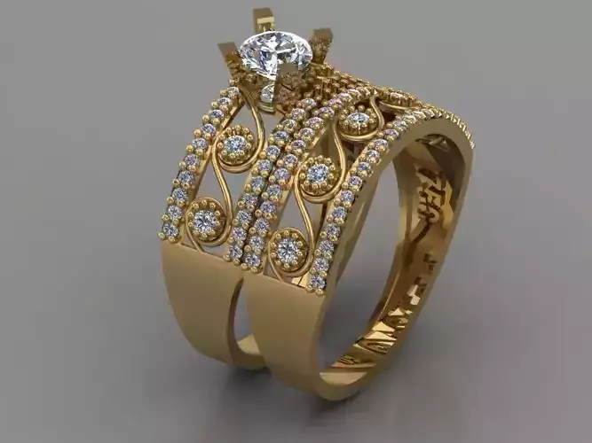 GC GOLD T029- Diamond ring