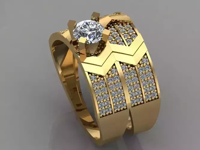 GC GOLD T031- Diamond ring 