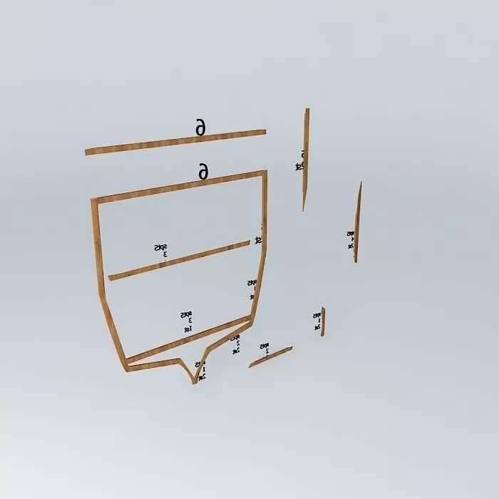 Spt 5, boat frame Free 3D model
