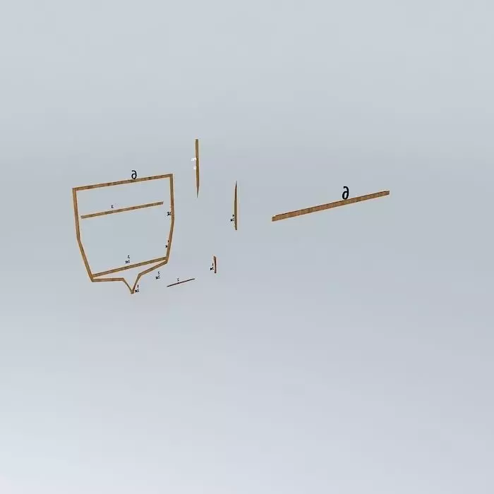 Spt 6, boat frame Free 3D model