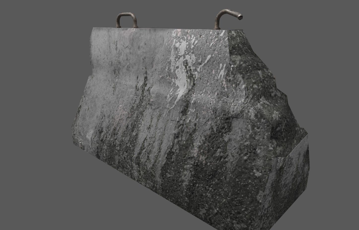 Military Barricade Pack Low-poly 3D model_5