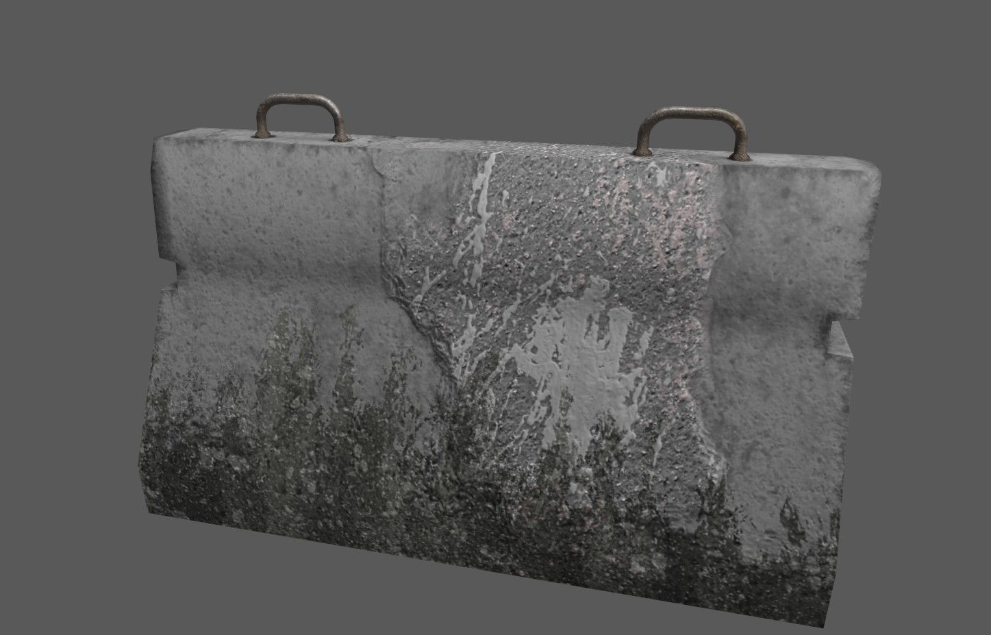 Military Barricade Pack Low-poly 3D model_4