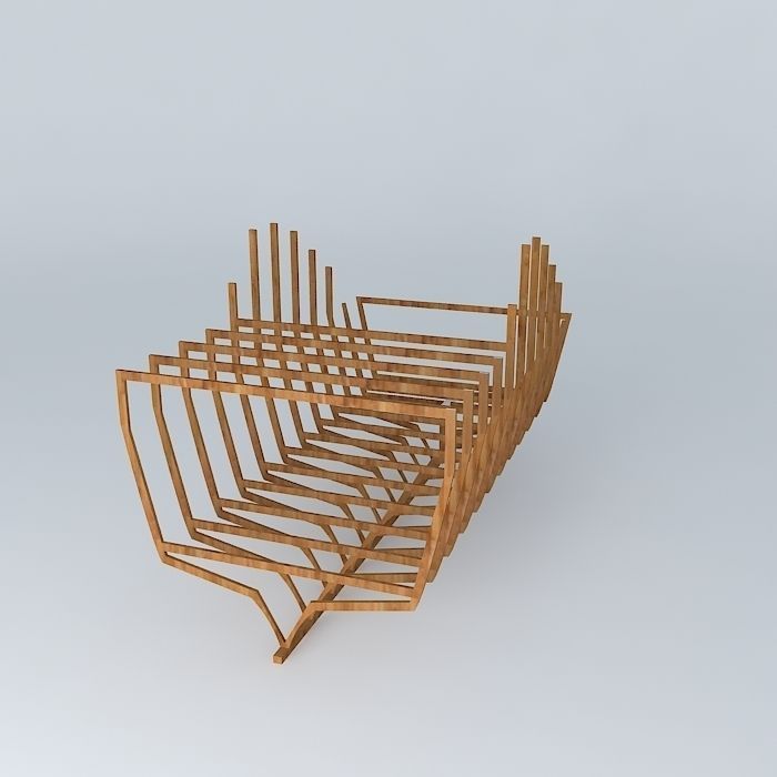 Mounted frames Free 3D model_1
