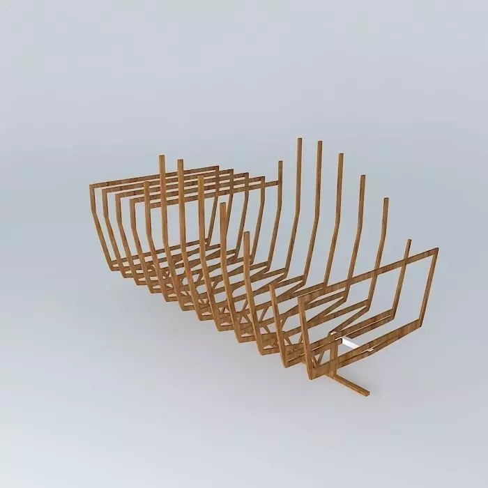 Mounted frames Free 3D model_0