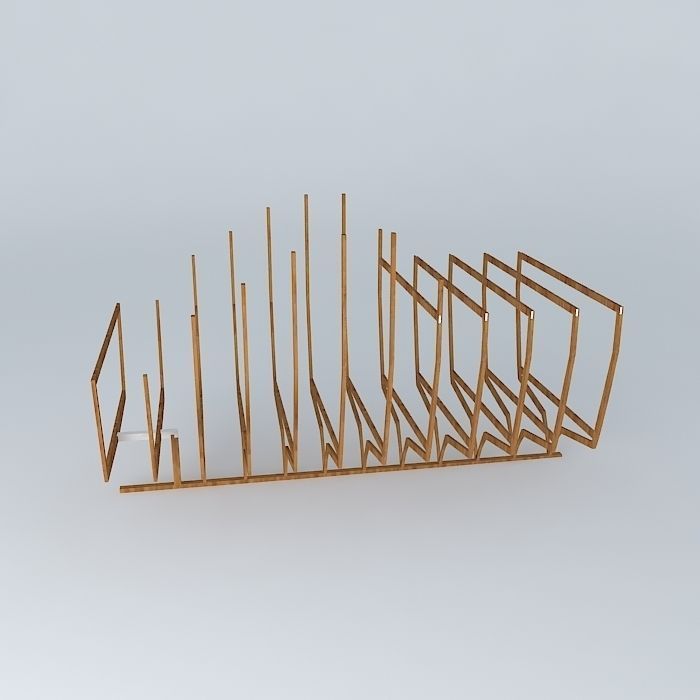 Mounted frames Free 3D model_2