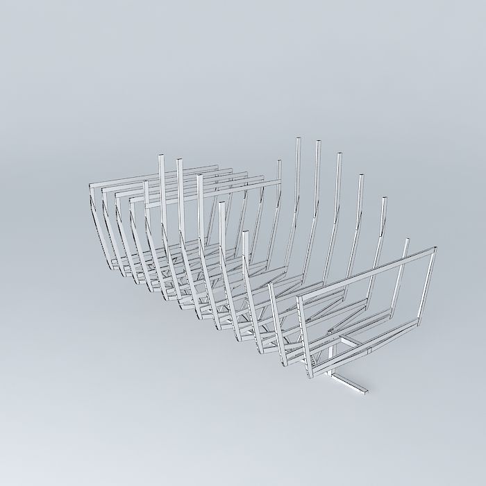 Mounted frames Free 3D model_3