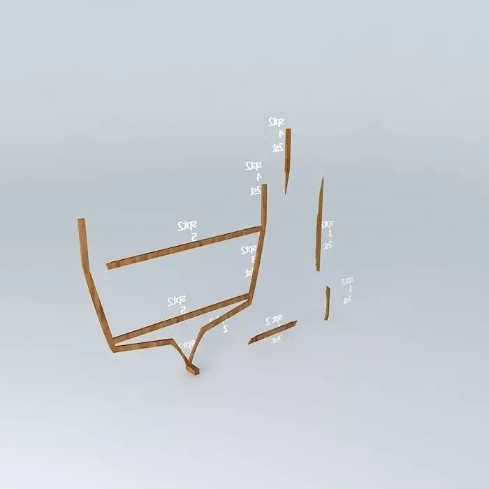 Spt 2, boat frame Free 3D model