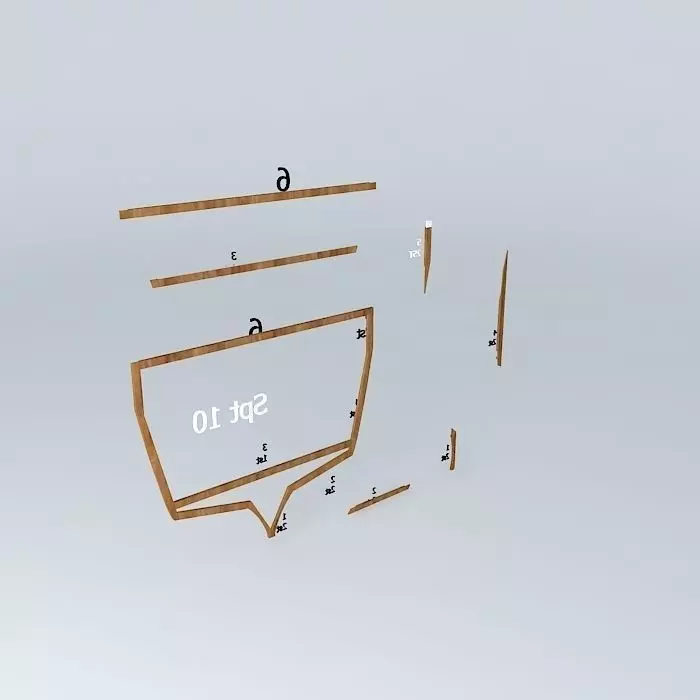 Spt 10, boat frame Free 3D model