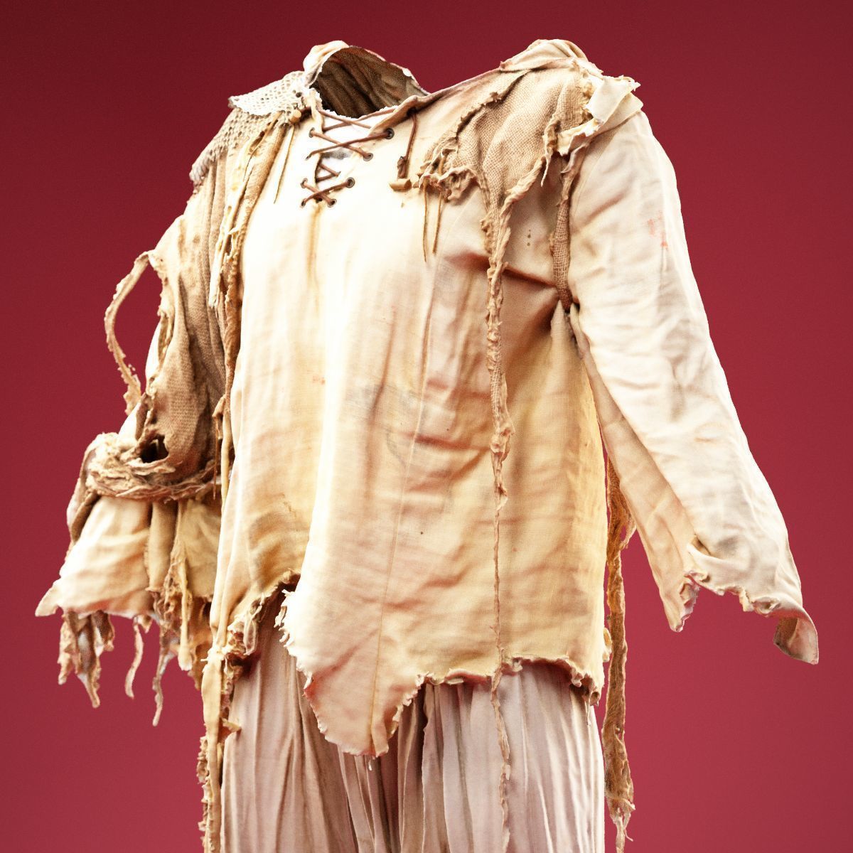 Ripped Rags Cosplay Outfit 3D model CGTrader