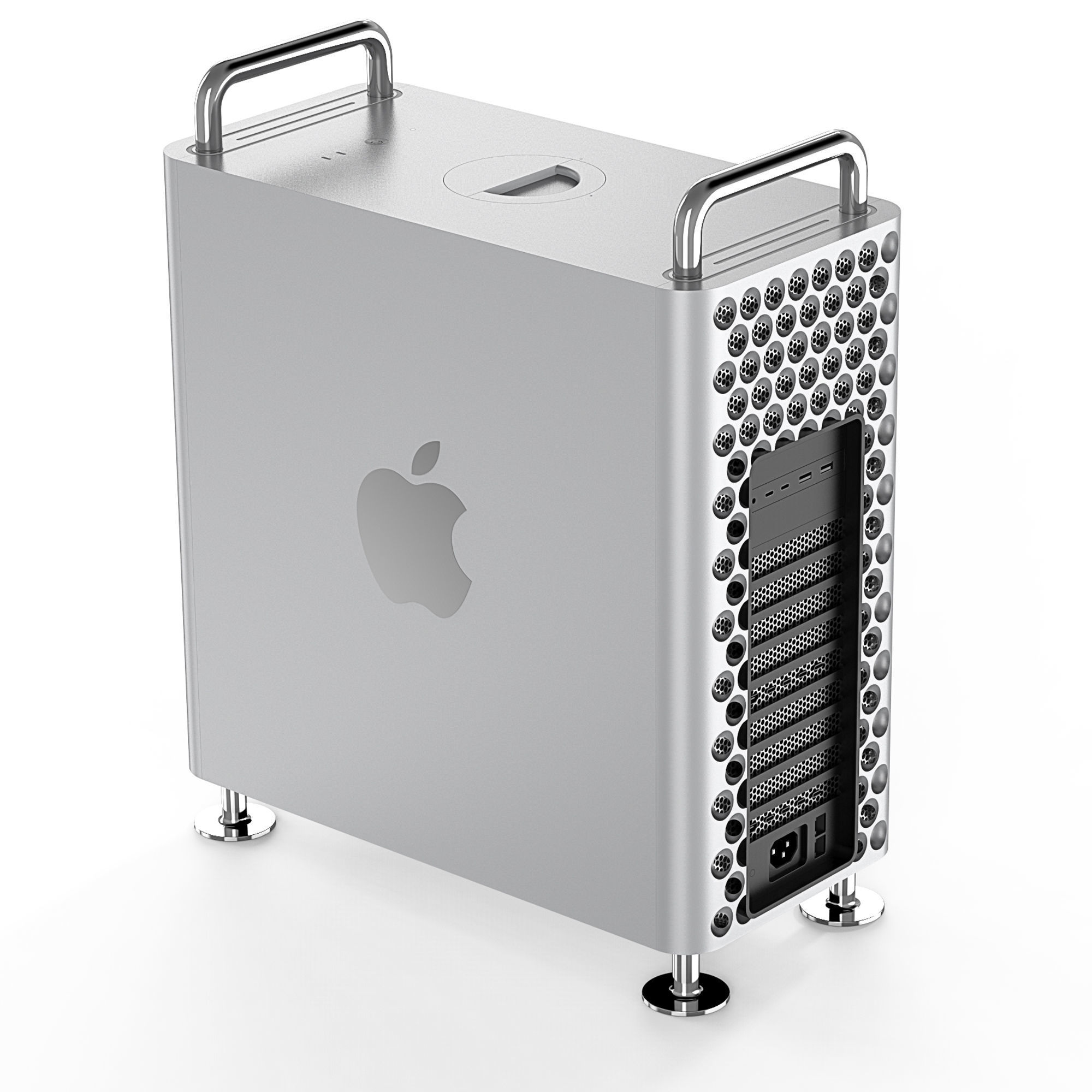 Apple 2019 MAC PRO pro display XDR computer 3D model 3D model_1