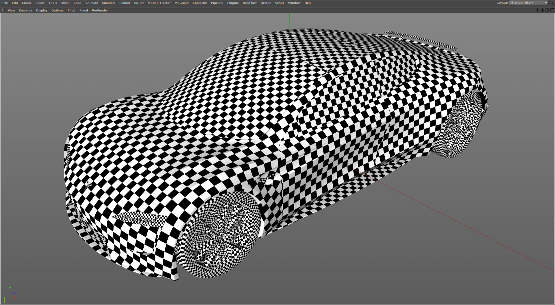 Tesla Roadster 2 Low-poly 3D model_33