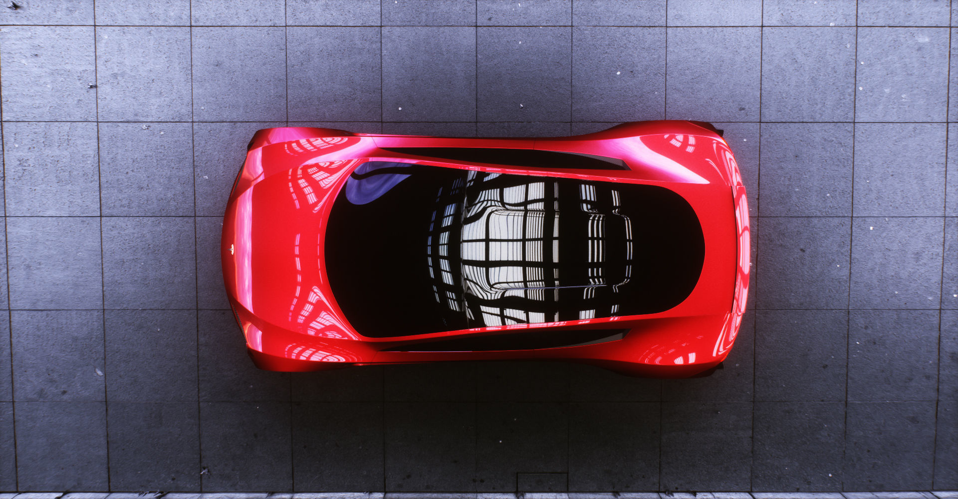 Tesla Roadster 2 Low-poly 3D model_24