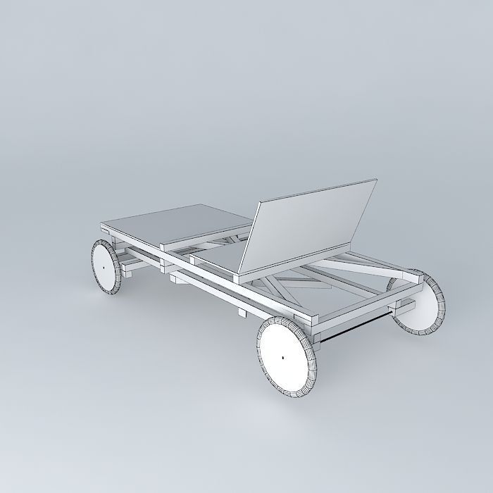 Buildable boxcar Free 3D model_3