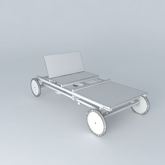 Buildable boxcar Free 3D model_4