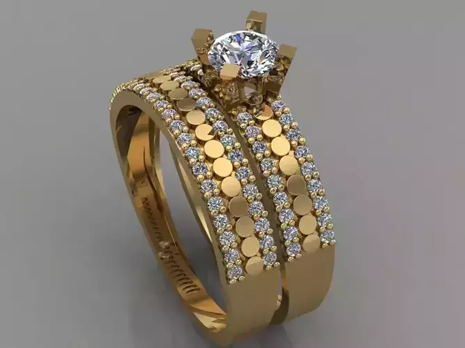 GC GOLD T034- Diamond ring