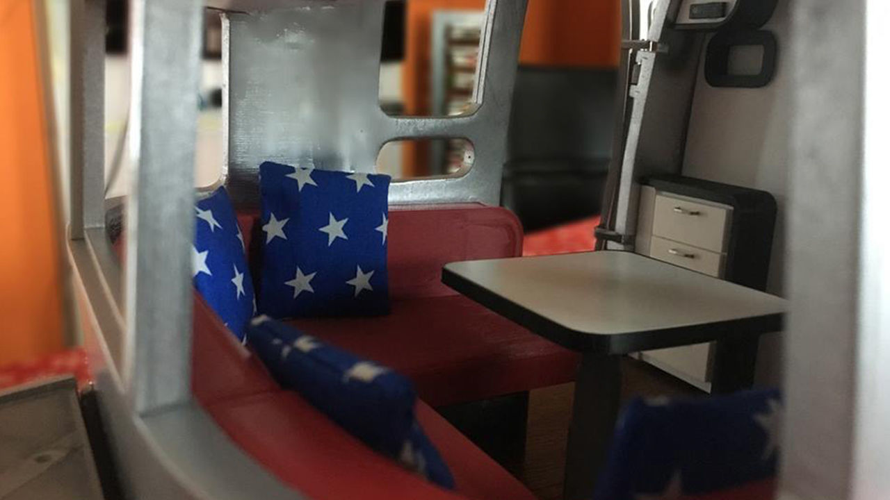 Airstream Trailer Scale 1-18 3D print model_13