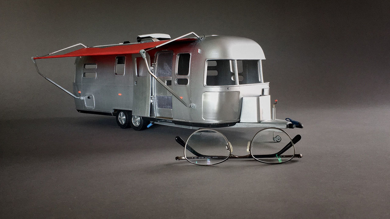 Airstream Trailer Scale 1-18 3D print model_3