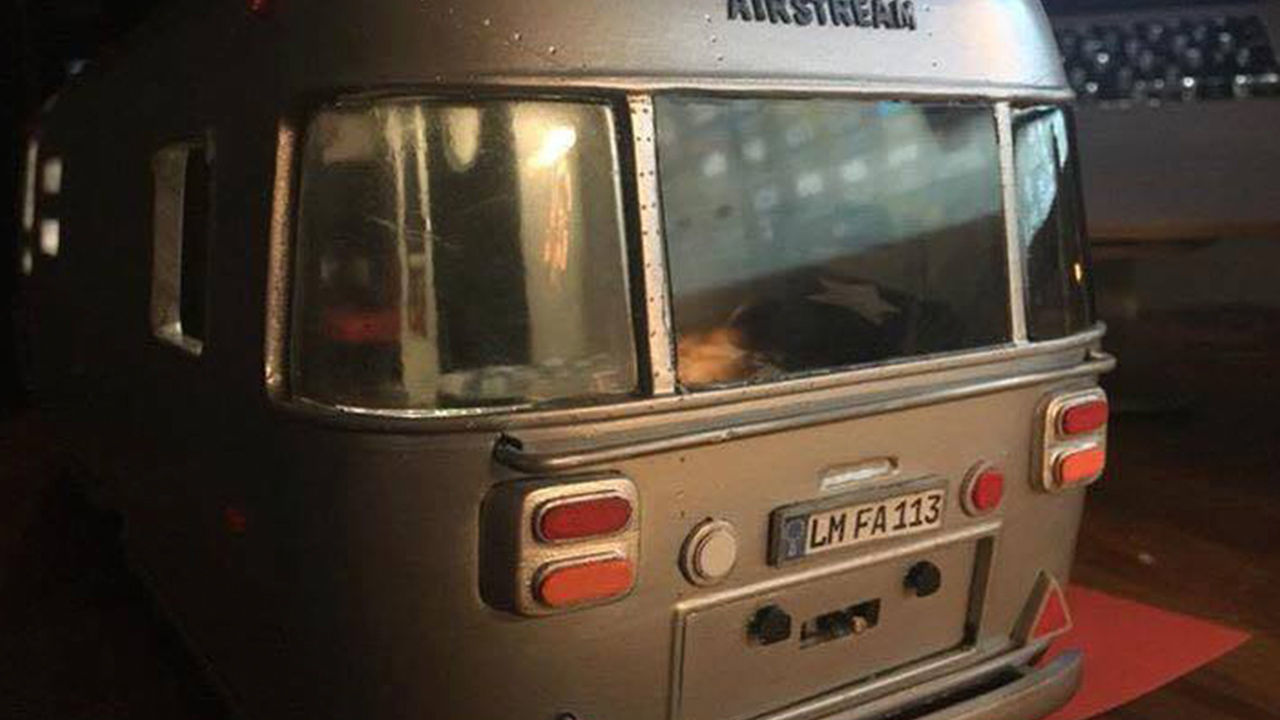 Airstream Trailer Scale 1-18 3D print model_10
