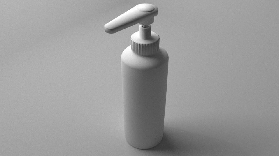 Bottle Hand Wash 2 3D model_3