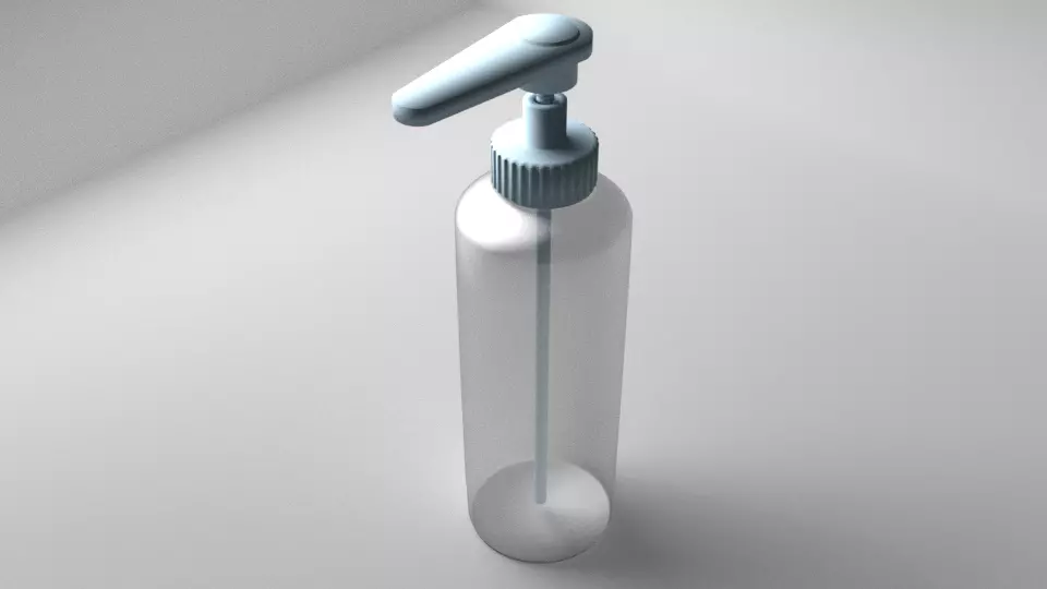 Bottle Hand Wash 2 3D model_0
