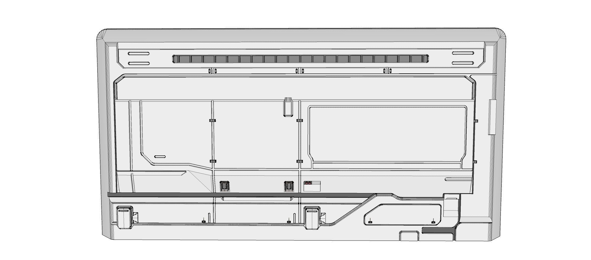 sci-fi Architecture kitbash 8 3D model_24