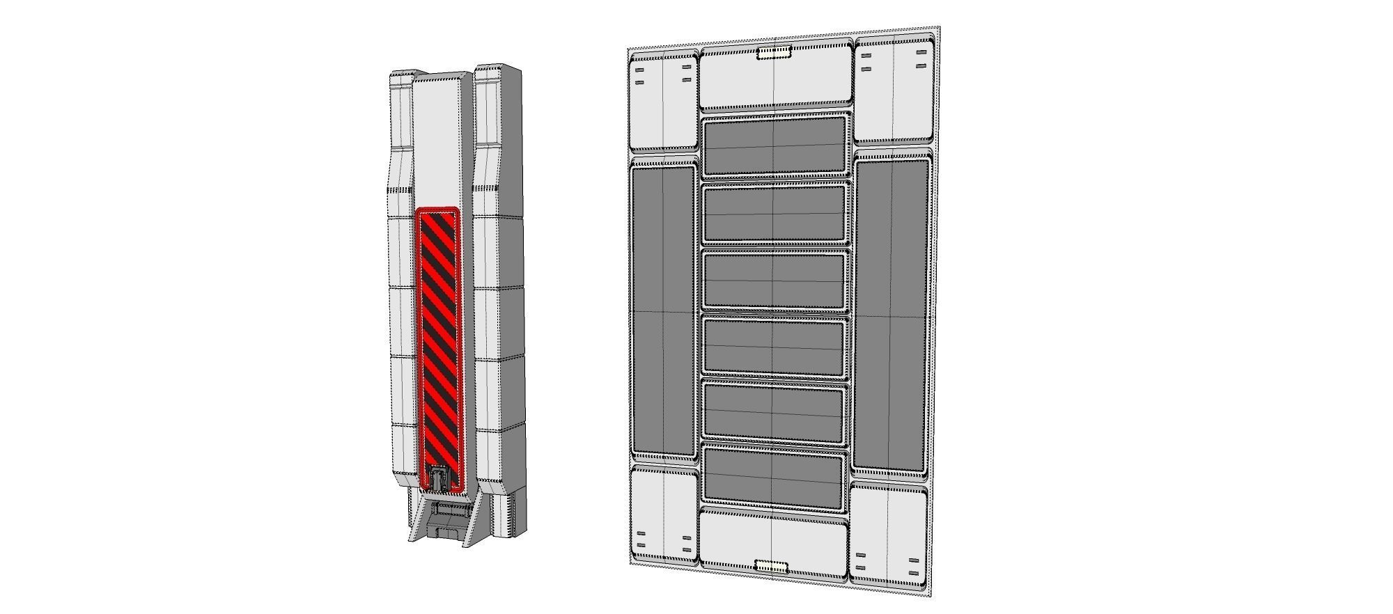 sci-fi Architecture kitbash 8 3D model_26