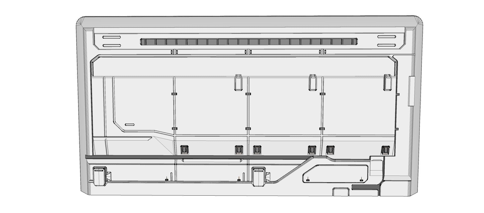 sci-fi Architecture kitbash 8 3D model_25