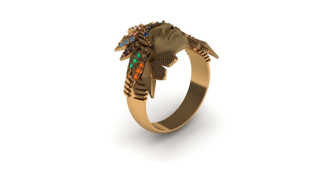 Anillo Indio 3D model_2