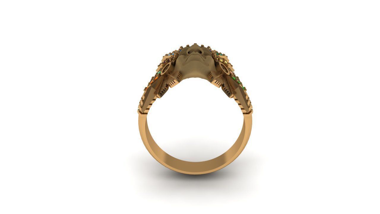 Anillo Indio 3D model_3