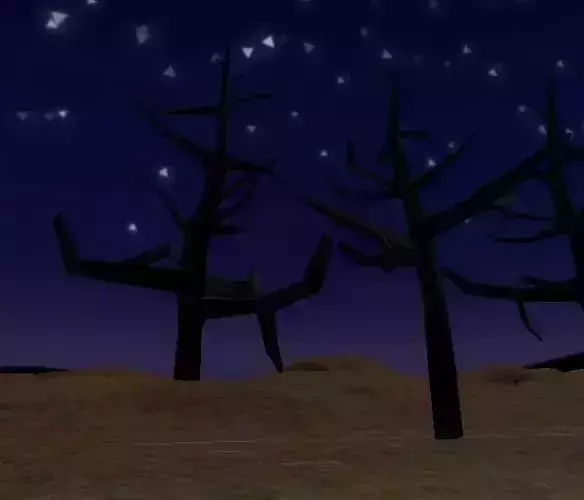 Dead tree - Stylized lowpoly