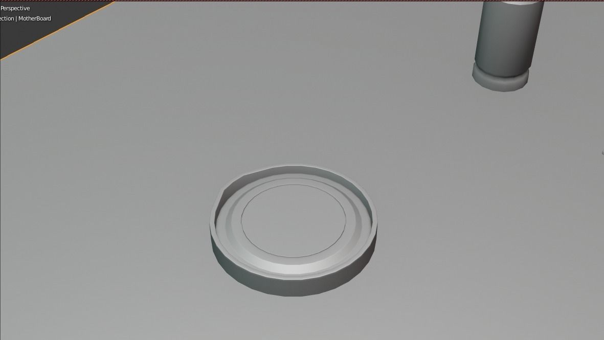 Motherboard cpu board 3D model_26