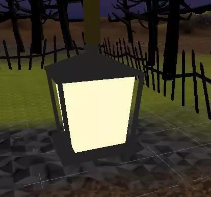 Lantern - stylized lowpoly Free low-poly 3D model