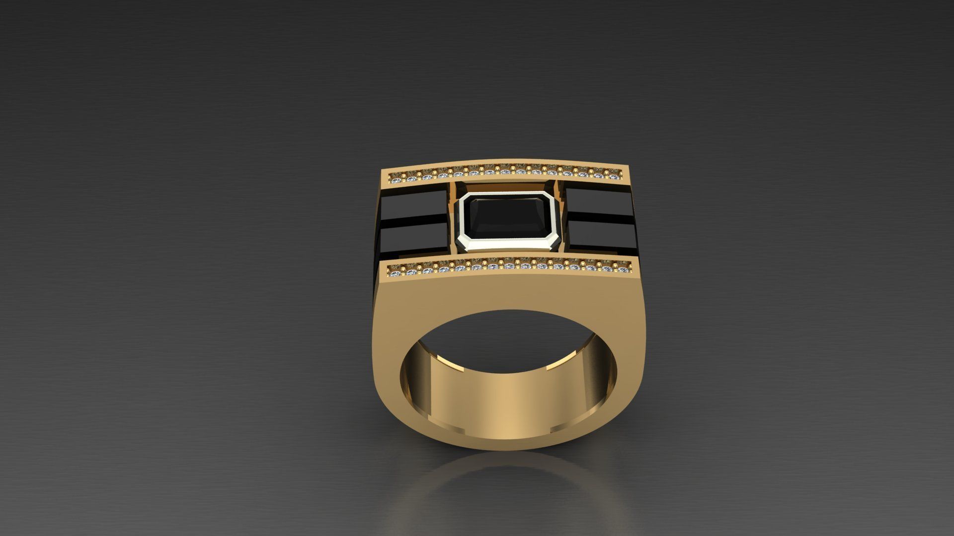 men ring 13 3D print model_1
