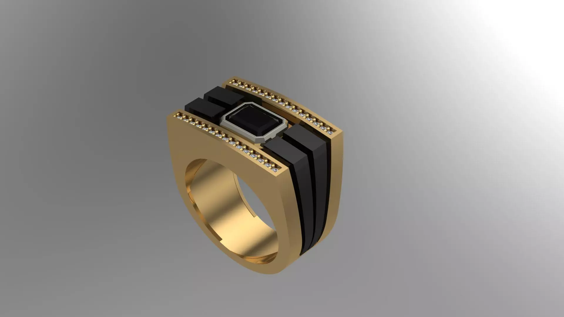 men ring 13 3D print model_0