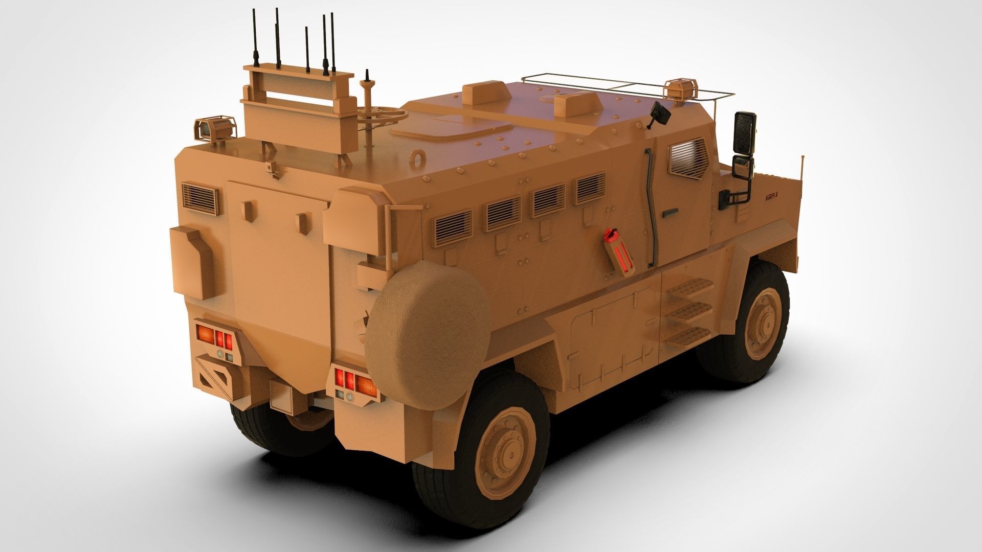 BMC Kirpi 2 Low-poly 3D model_3