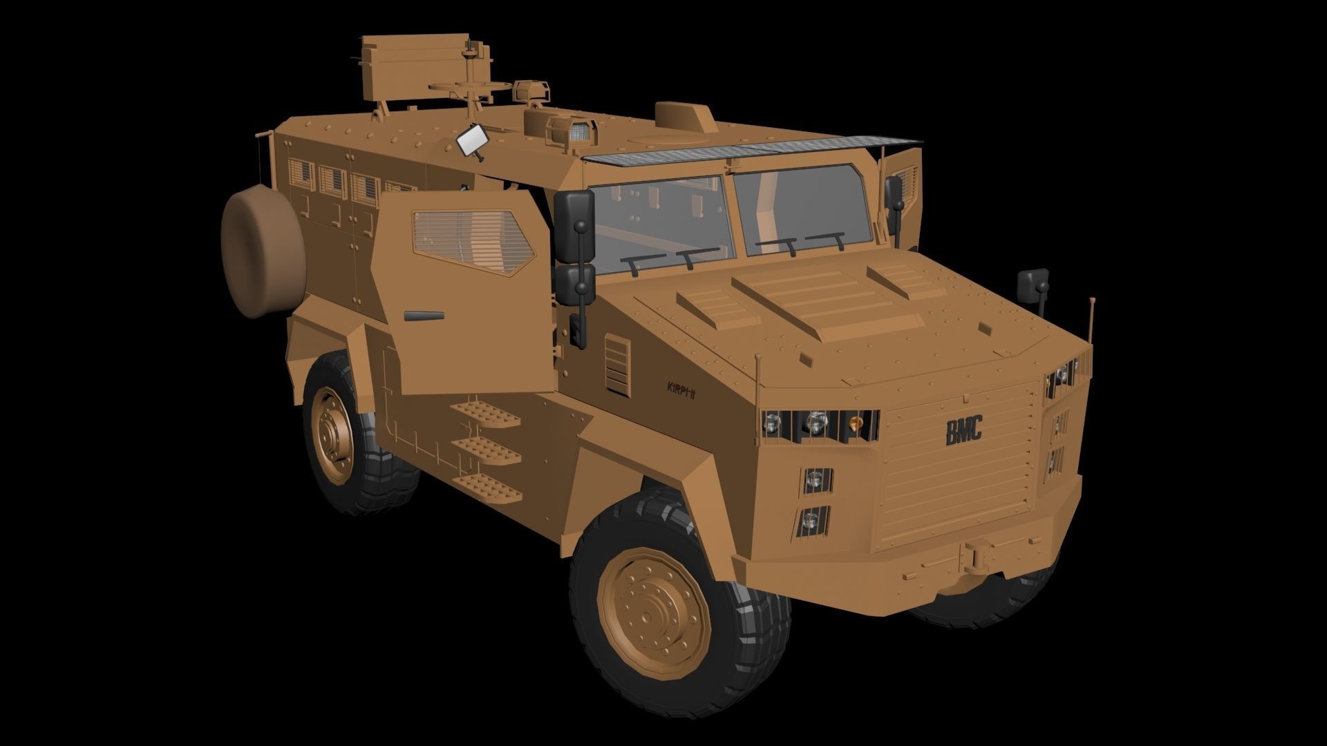 BMC Kirpi 2 Low-poly 3D model_10