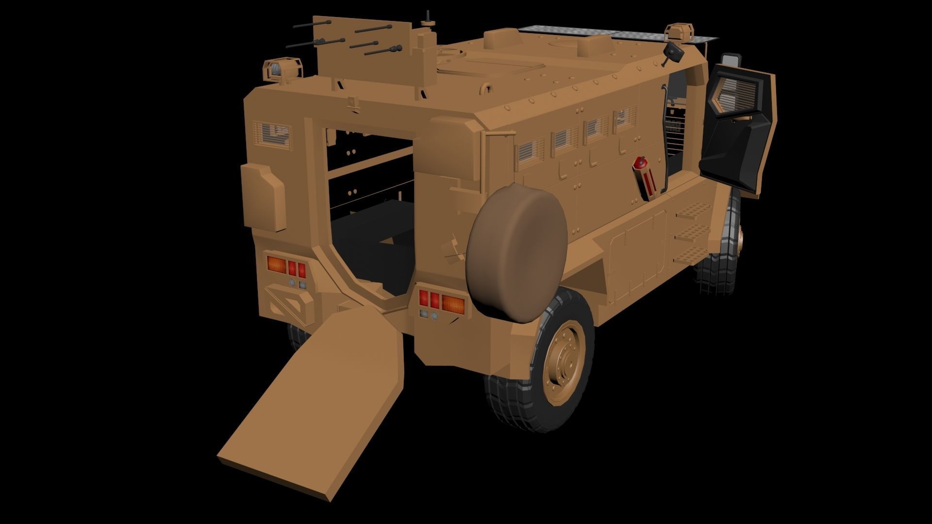 BMC Kirpi 2 Low-poly 3D model_11