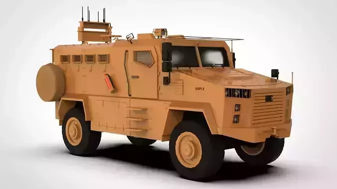 BMC Kirpi 2 Low-poly 3D model