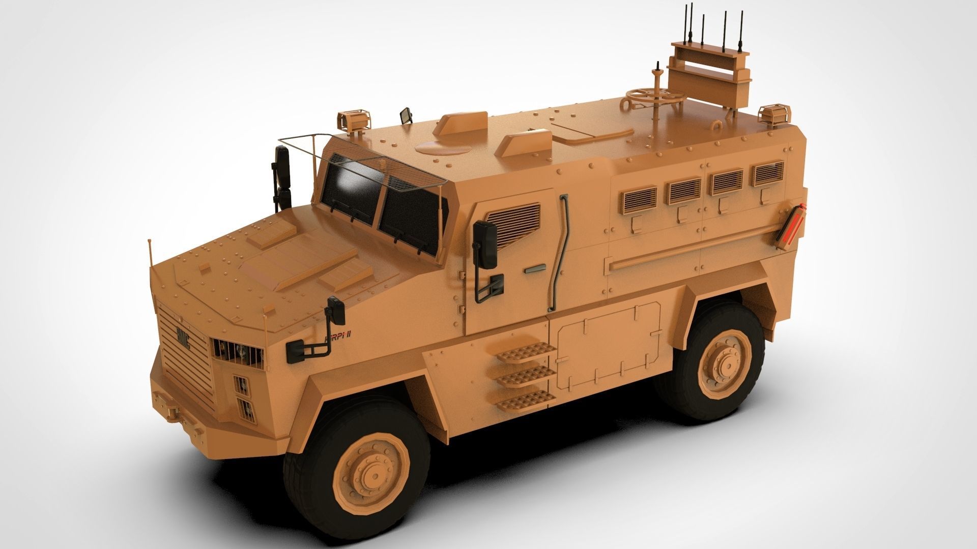 BMC Kirpi 2 Low-poly 3D model_2